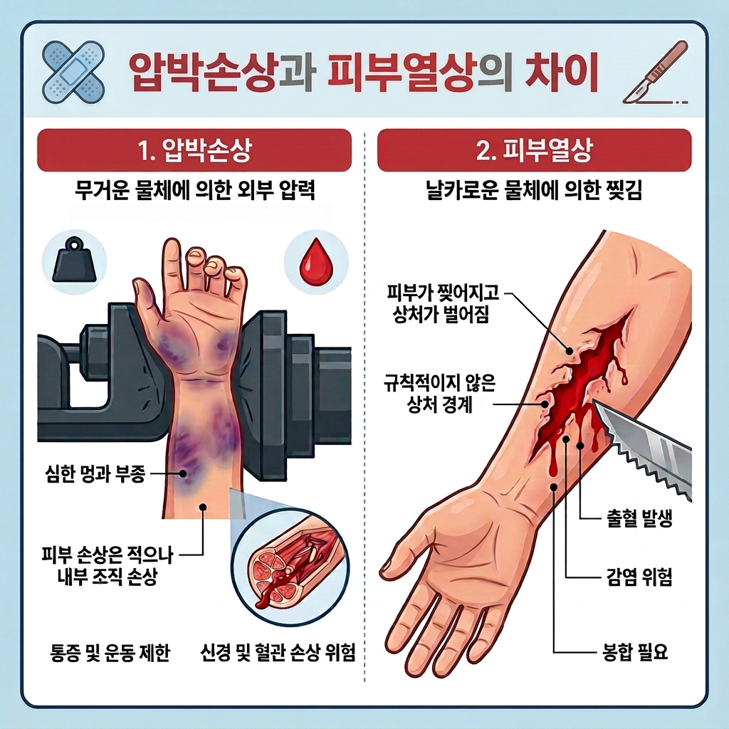 Pressure Injury과 Skin Tear 차이｜압박손상과 피부열상에서 간호사가 알아야 할 원인, 단계, 치료 및 간호중재